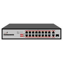 Pollo PoE Switch PLN-1116MGB-SFP