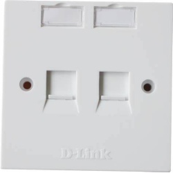 D-Link Face Plate Dual Shutter 