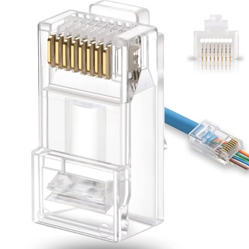 RJ45 Pass Through Connector