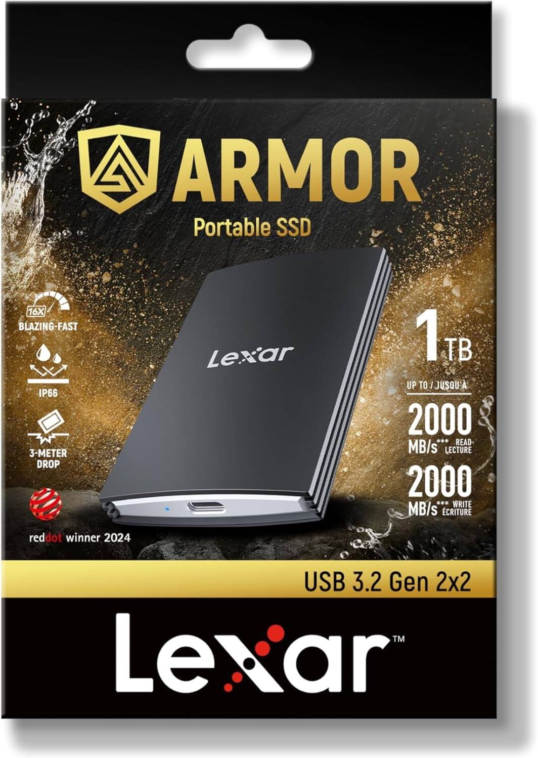 Lexar ARMOR 700 Portable SSD 1TB